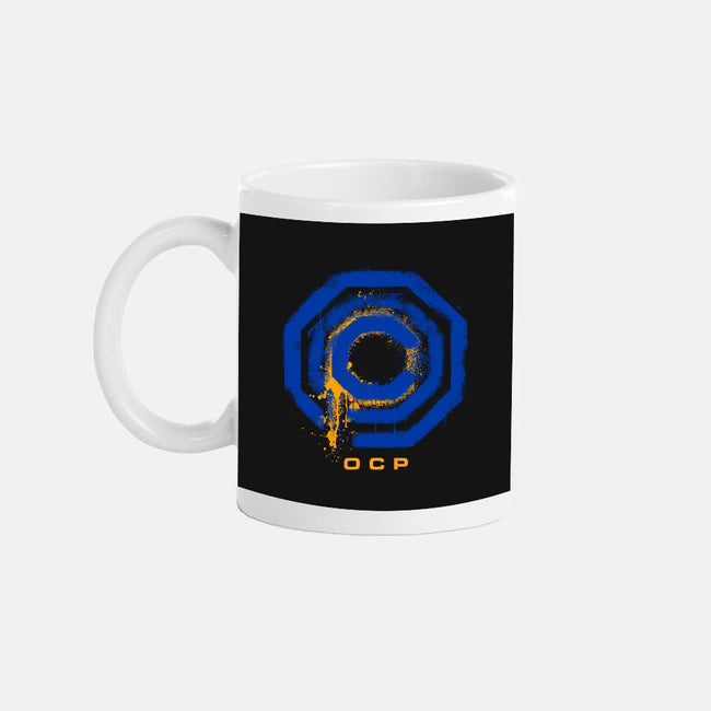 Omni Consumer Products Mega Corp-None-Mug-Drinkware-rocketman_art