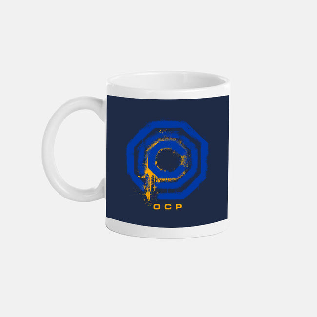 Omni Consumer Products Mega Corp-None-Mug-Drinkware-rocketman_art