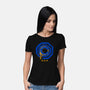 Omni Consumer Products Mega Corp-Womens-Basic-Tee-rocketman_art