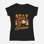 Elf Anime Treasure-Womens-V-Neck-Tee-Studio Mootant