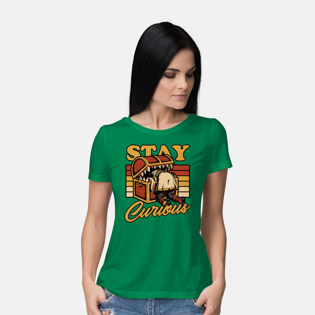 Elf Anime Treasure-Womens-Basic-Tee-Studio Mootant