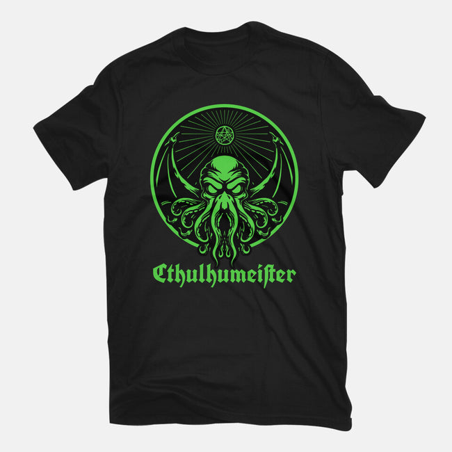 Cthulhu Drink Label-Mens-Heavyweight-Tee-Studio Mootant