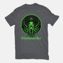 Cthulhu Drink Label-Mens-Heavyweight-Tee-Studio Mootant