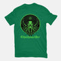 Cthulhu Drink Label-Mens-Heavyweight-Tee-Studio Mootant