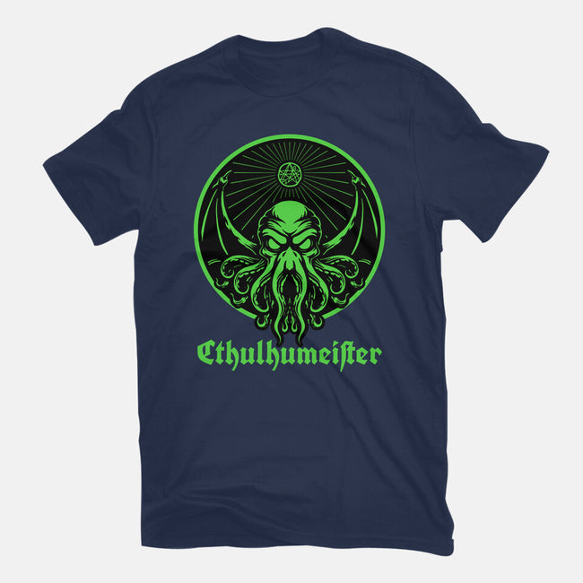 Cthulhu Drink Label-Mens-Basic-Tee-Studio Mootant