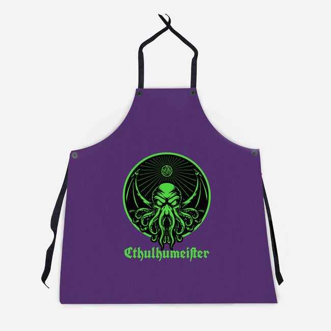 Cthulhu Drink Label-Unisex-Kitchen-Apron-Studio Mootant