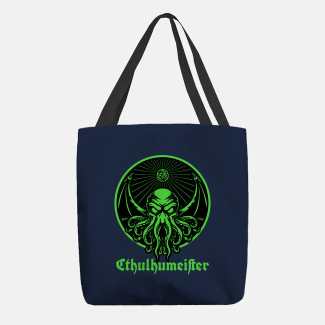 Cthulhu Drink Label-None-Basic Tote-Bag-Studio Mootant