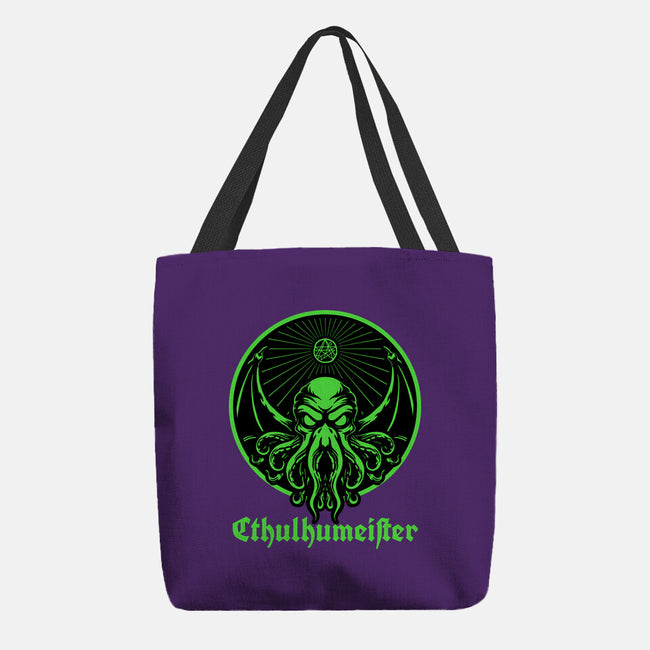 Cthulhu Drink Label-None-Basic Tote-Bag-Studio Mootant