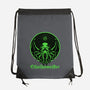 Cthulhu Drink Label-None-Drawstring-Bag-Studio Mootant