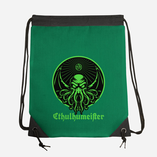 Cthulhu Drink Label-None-Drawstring-Bag-Studio Mootant
