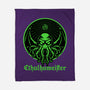 Cthulhu Drink Label-None-Fleece-Blanket-Studio Mootant