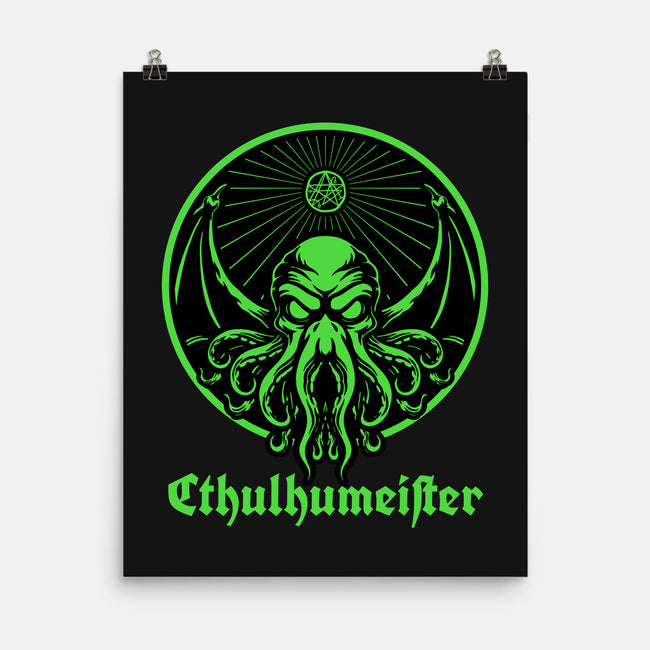 Cthulhu Drink Label-None-Matte-Poster-Studio Mootant