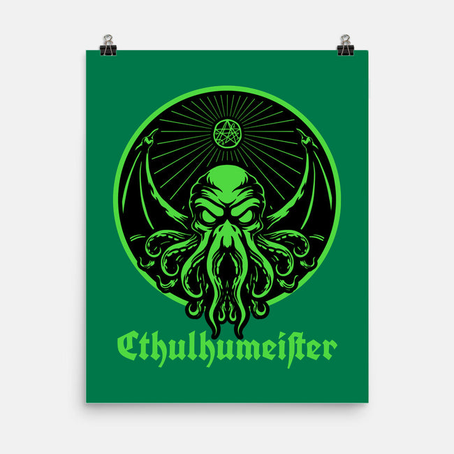 Cthulhu Drink Label-None-Matte-Poster-Studio Mootant