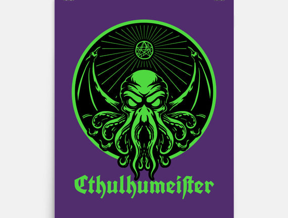 Cthulhu Drink Label