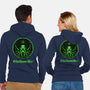 Cthulhu Drink Label-Unisex-Zip-Up-Sweatshirt-Studio Mootant