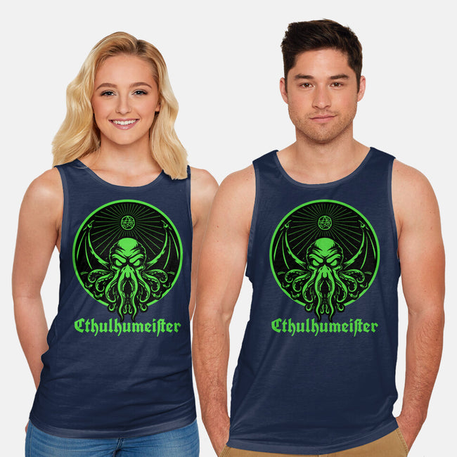 Cthulhu Drink Label-Unisex-Basic-Tank-Studio Mootant