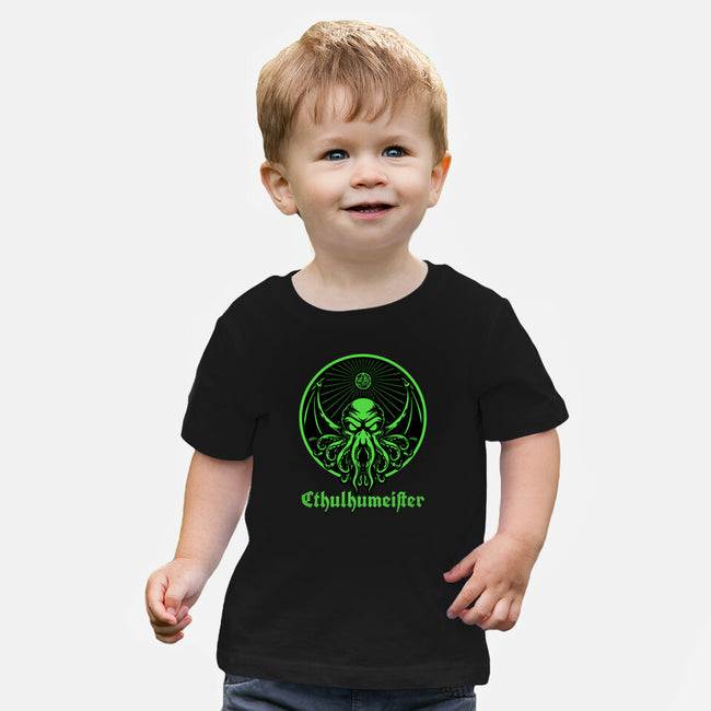 Cthulhu Drink Label-Baby-Basic-Tee-Studio Mootant