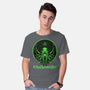 Cthulhu Drink Label-Mens-Basic-Tee-Studio Mootant