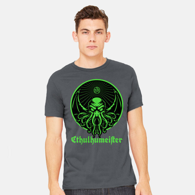 Cthulhu Drink Label-Mens-Heavyweight-Tee-Studio Mootant