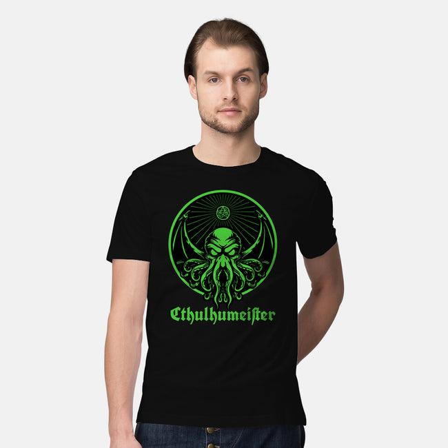 Cthulhu Drink Label-Mens-Premium-Tee-Studio Mootant
