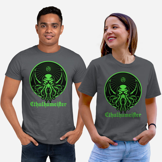 Cthulhu Drink Label-Unisex-Basic-Tee-Studio Mootant