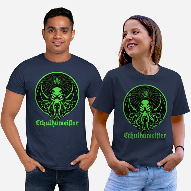 Cthulhu Drink Label-Unisex-Basic-Tee-Studio Mootant