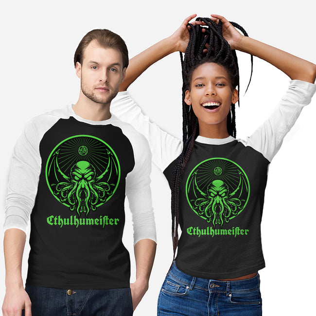 Cthulhu Drink Label-Unisex-Baseball-Tee-Studio Mootant