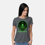 Cthulhu Drink Label-Womens-Basic-Tee-Studio Mootant