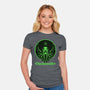 Cthulhu Drink Label-Womens-Fitted-Tee-Studio Mootant