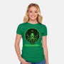 Cthulhu Drink Label-Womens-Fitted-Tee-Studio Mootant