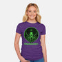 Cthulhu Drink Label-Womens-Fitted-Tee-Studio Mootant