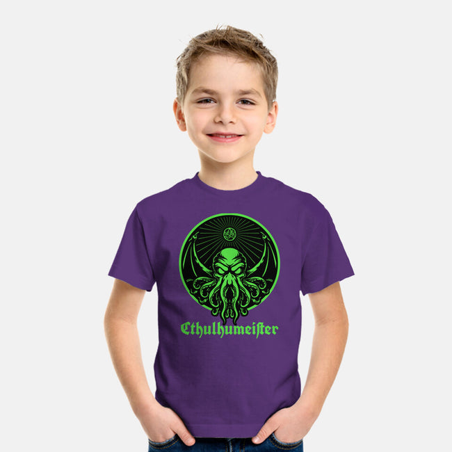 Cthulhu Drink Label-Youth-Basic-Tee-Studio Mootant