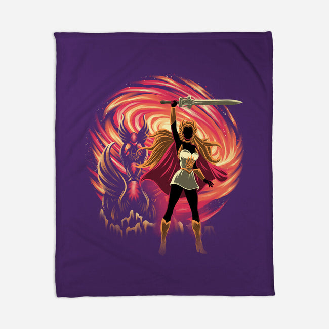 Guardian Of Etheria-None-Fleece-Blanket-rmatix