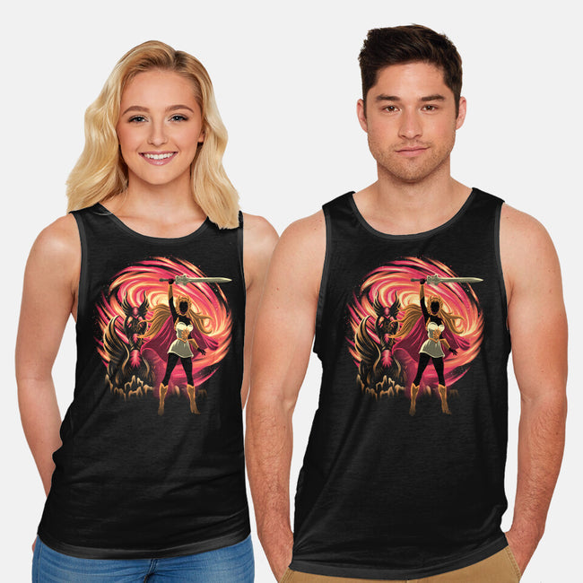 Guardian Of Etheria-Unisex-Basic-Tank-rmatix