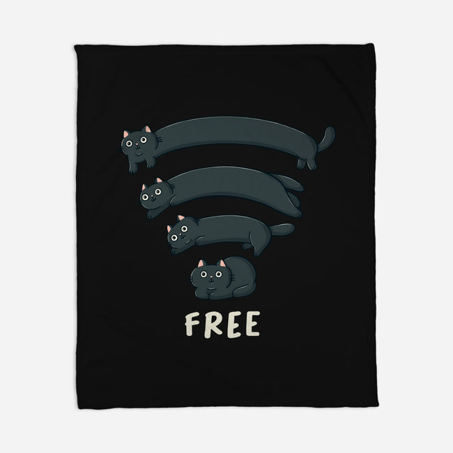 Catfi Free-None-Fleece-Blanket-Freecheese