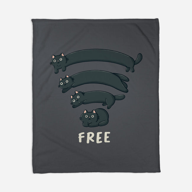 Catfi Free-None-Fleece-Blanket-Freecheese