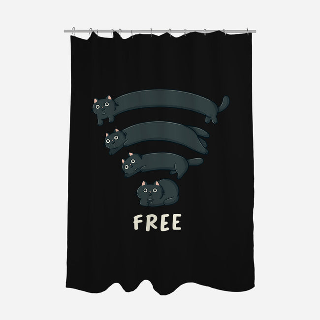 Catfi Free-None-Polyester-Shower Curtain-Freecheese