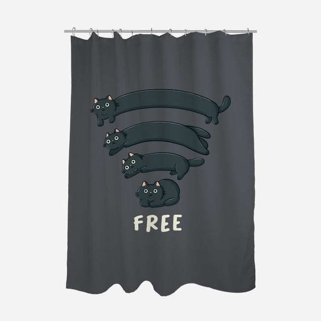 Catfi Free-None-Polyester-Shower Curtain-Freecheese