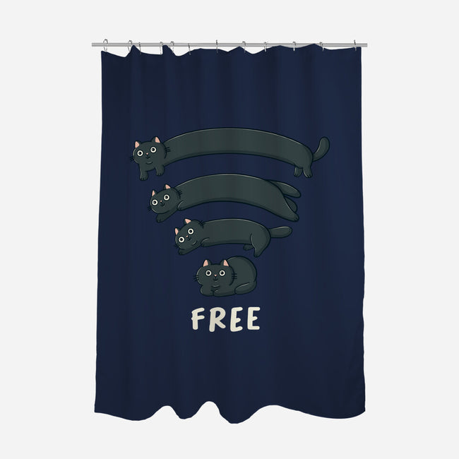 Catfi Free-None-Polyester-Shower Curtain-Freecheese