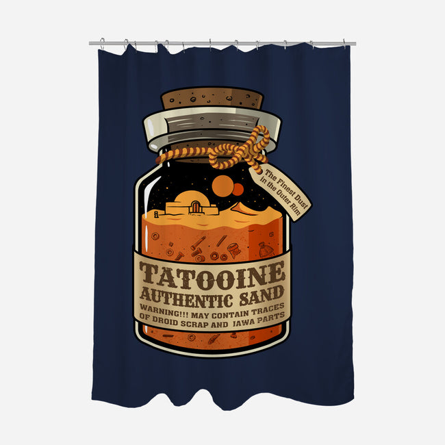 Tatooine Authentic Sand-None-Polyester-Shower Curtain-erion_designs