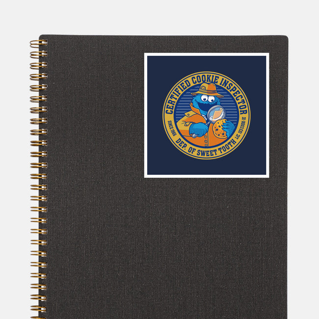 Certified Cookie Inspector-None-Glossy-Sticker-erion_designs