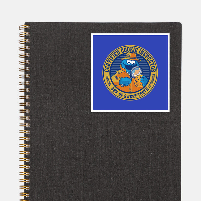 Certified Cookie Inspector-None-Glossy-Sticker-erion_designs