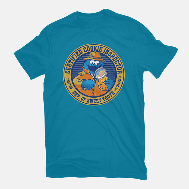 Certified Cookie Inspector-Womens-Basic-Tee-erion_designs