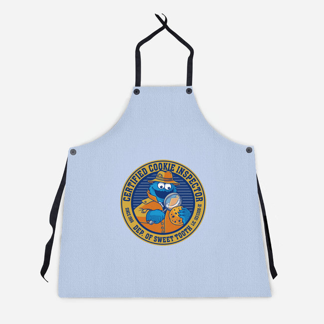 Certified Cookie Inspector-Unisex-Kitchen-Apron-erion_designs