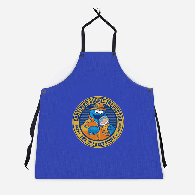 Certified Cookie Inspector-Unisex-Kitchen-Apron-erion_designs