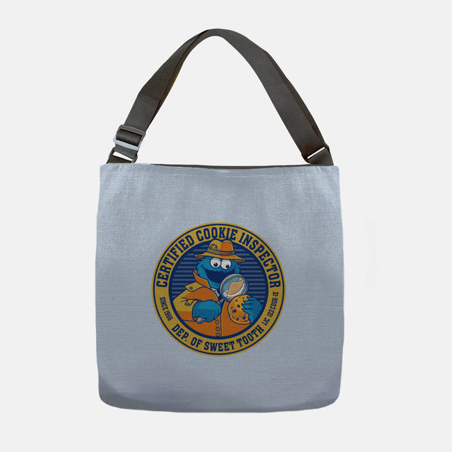 Certified Cookie Inspector-None-Adjustable Tote-Bag-erion_designs