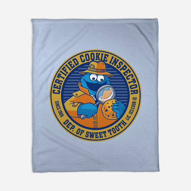 Certified Cookie Inspector-None-Fleece-Blanket-erion_designs