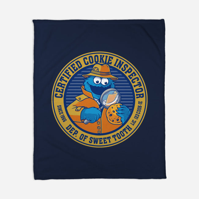 Certified Cookie Inspector-None-Fleece-Blanket-erion_designs