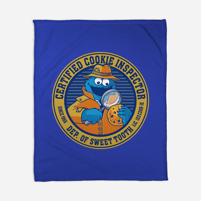 Certified Cookie Inspector-None-Fleece-Blanket-erion_designs