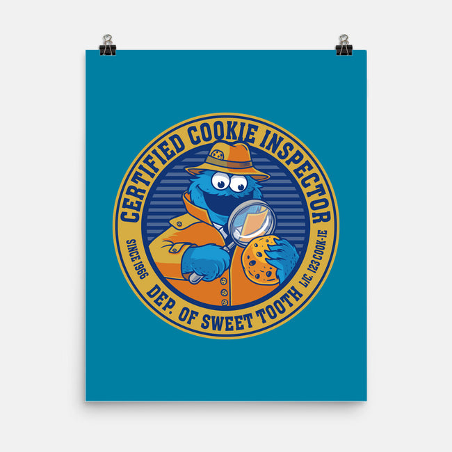Certified Cookie Inspector-None-Matte-Poster-erion_designs